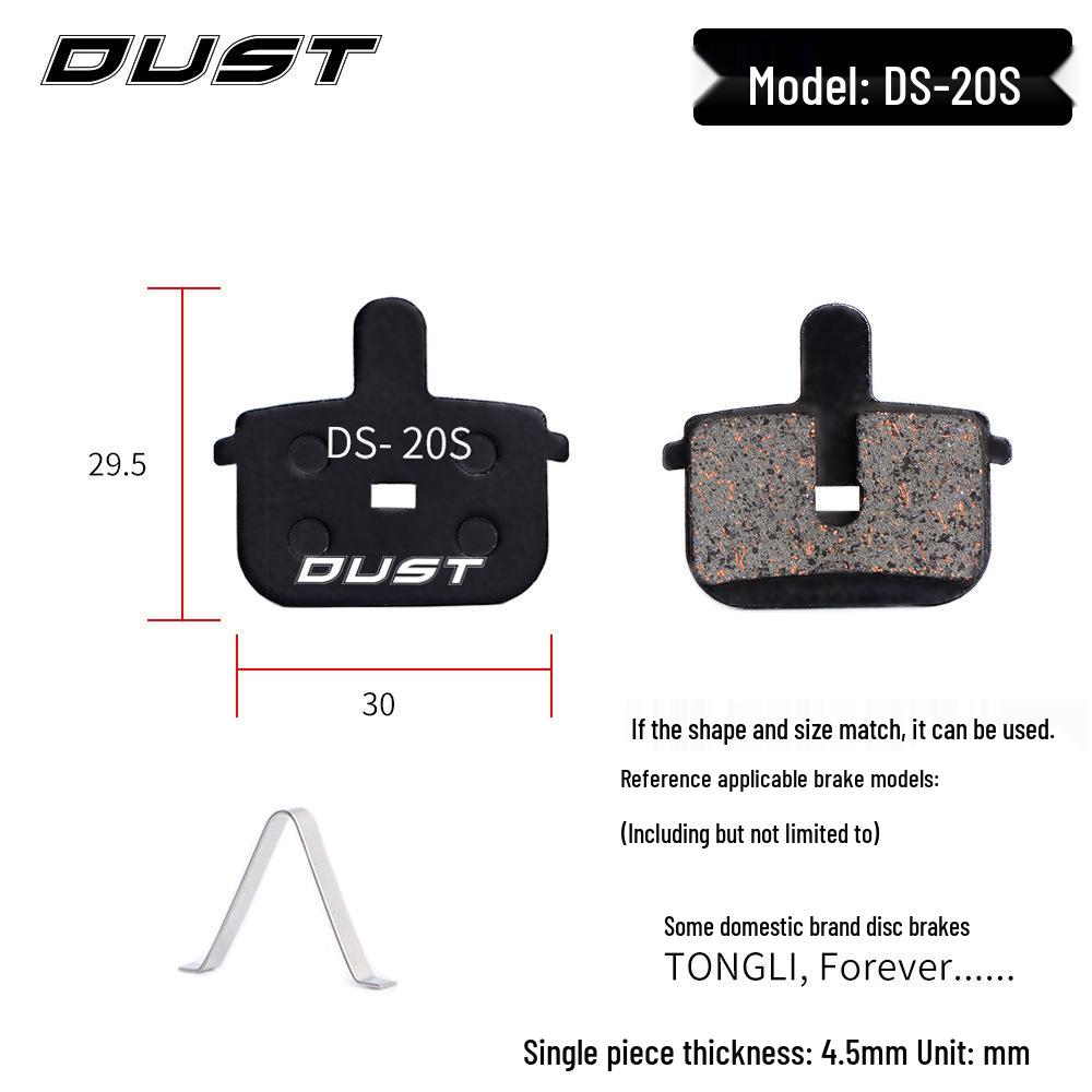 DUST Semi-Metallic Resin Disc Brake Pads for M446 E3 M355 Mountain Bikes