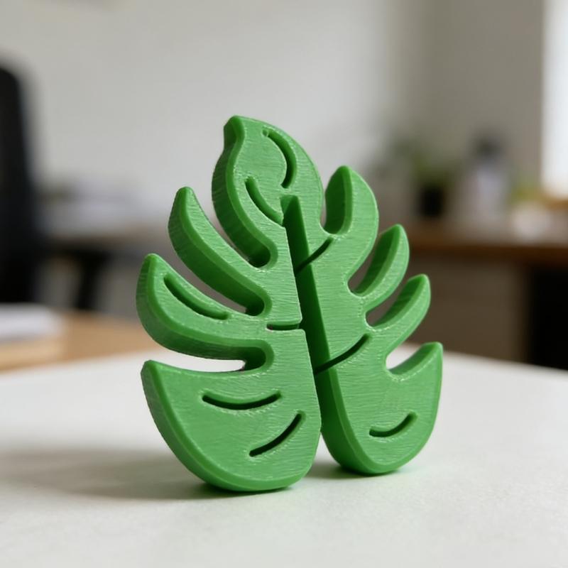Monstera Deliciosa Plastic Shower Hook With 2 Layers For Hanging Wet Items Hanger For Towels And Robes