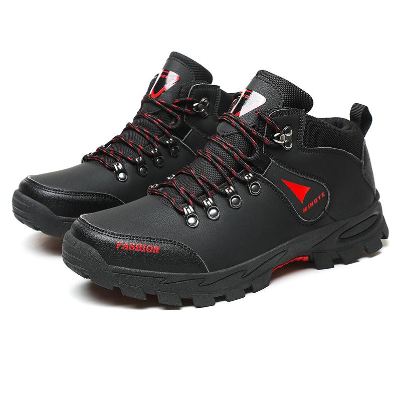 Men's classic comfortable hiking shoes lace-up sports shoes wear resistant outdoor running travel mountaineering men's shoes