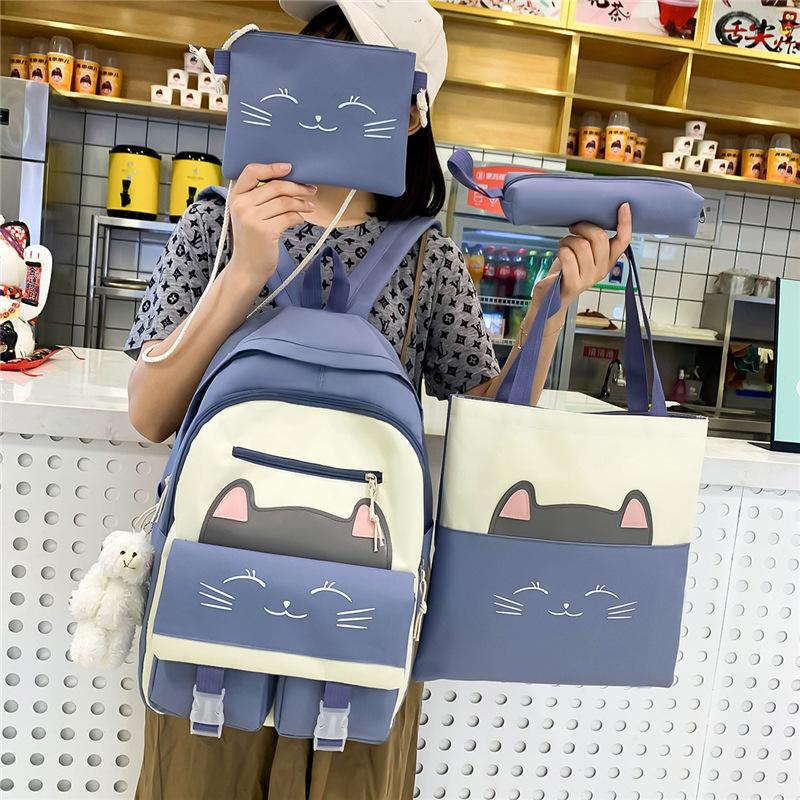 Backpack for Girls Lightweight Backpack for Large Capacity Junior High School and College Students