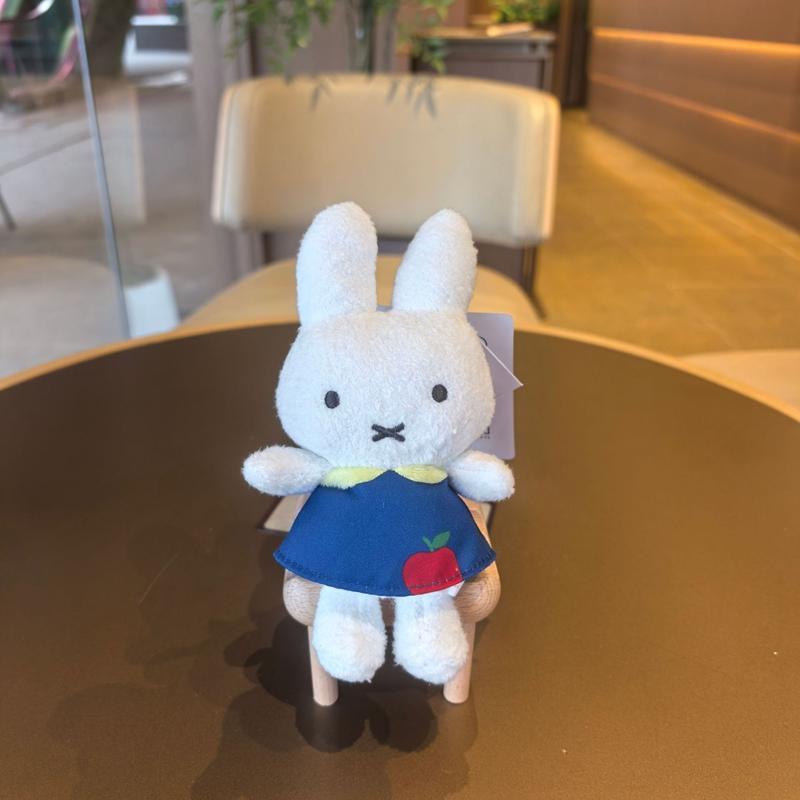 Plush Cute Rabbit Doll Cute Plush Backpack Pendant Rabbit Doll Keychain Bunny Keyring Backpack Hanging Decoratiion Birthday Gift