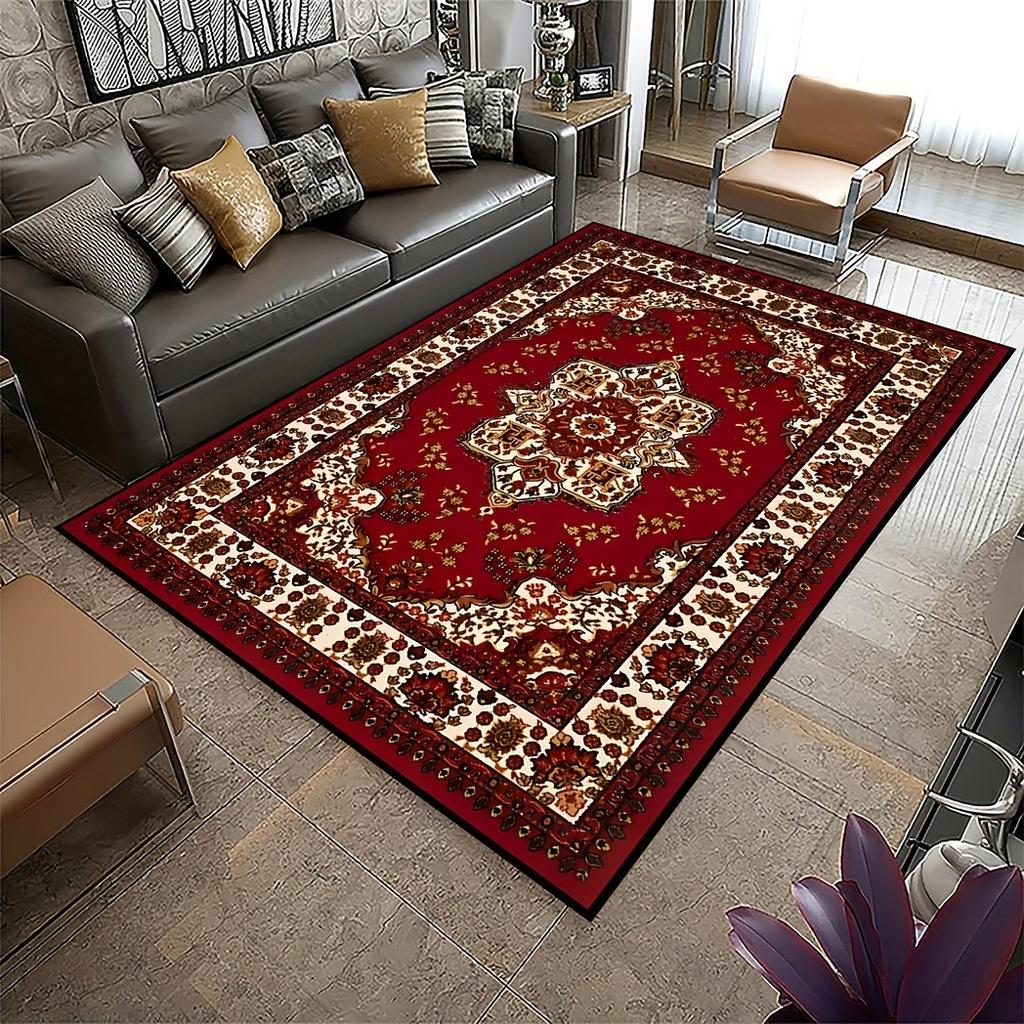 Vintage Goth Teppich für gotische Heimdeko Lila Rokoko Teppich Gotischer Fledermaus Teppich Schlafzimmerteppich für eklektische Heimdeko Halloween Dekoration