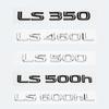 AABGE1 For Lexus LS LS350 LS400 LS460 LS460L LS500h LS600h LS600 Car Trunk ABS Chrome Letters Logos Badge Emblem Decals Styling Sticker