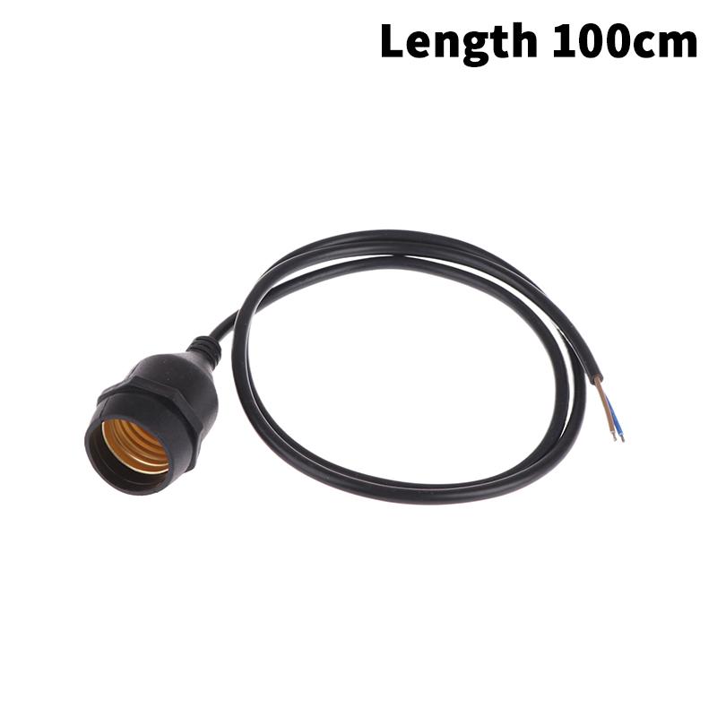 20/30/50/100/200Cm Outdoor Waterproof E27 Lamp Holder With Power Cord Socket Industrial Farm Screw String Lamp Connector