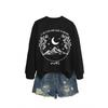 Women's Fashion Starry Round Neck Hoodie