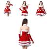 Festive Red Santa Dress Costume For Ladies Soft And Stretchy