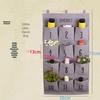 Multi-layer Fabric Hanging Storage Bag for Dormitory and Wardrobe Door, Wall-Mounted Phone Organizer