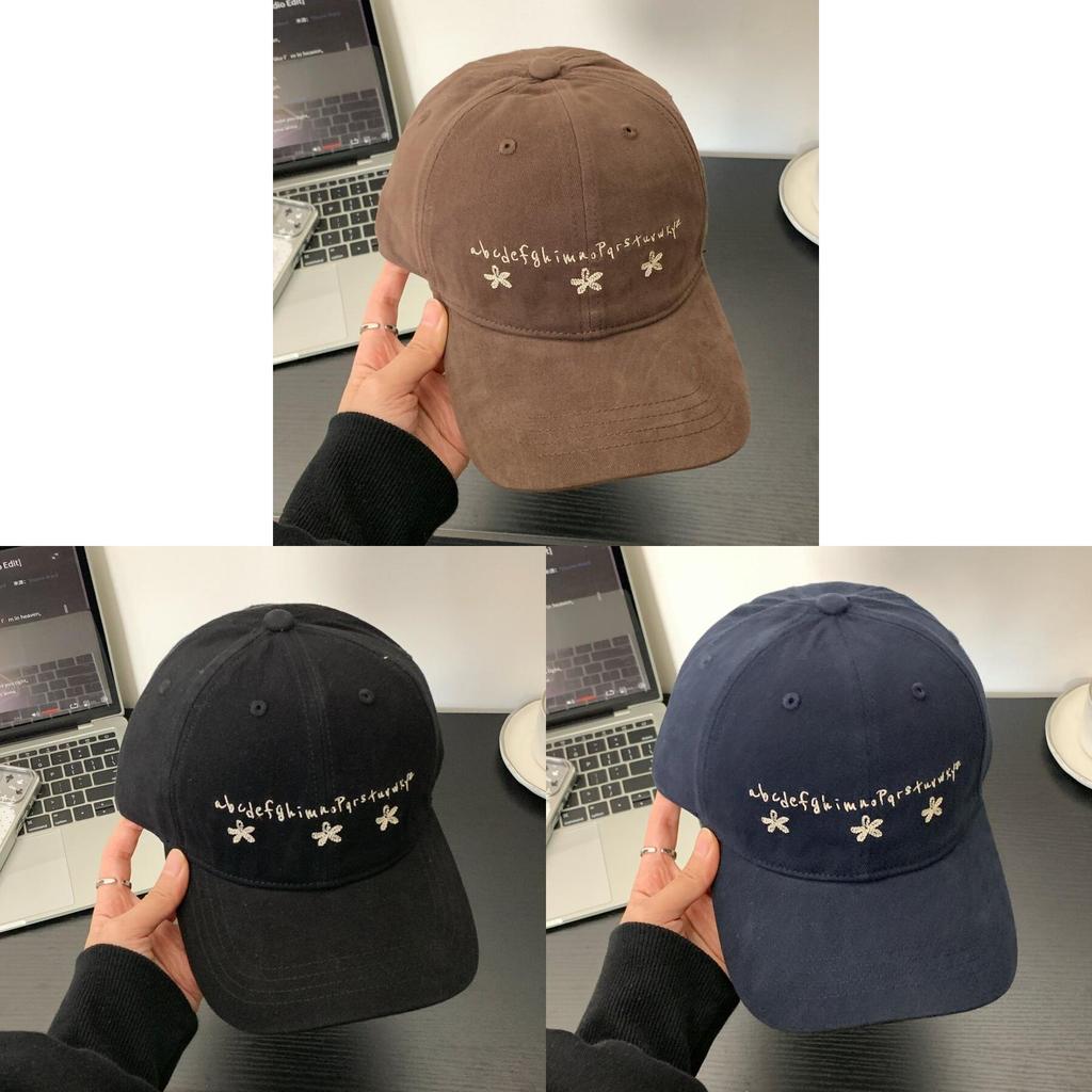 Cotton Embroidered Baseball Hat With Adjustable Fit For Summer Outdoor Wear