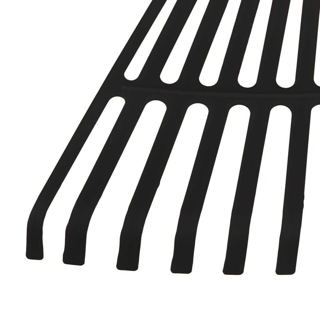 Large Black Leaf Rake
