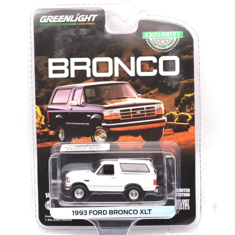 GREENLIGHT Масштаб 1/64 1993 Ford Bronco XLT 30452 зелёный
