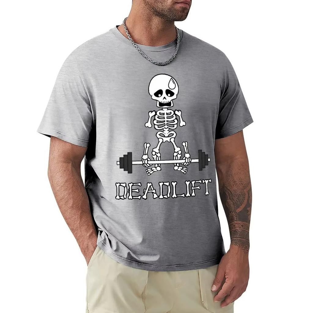 Classic Print Cotton TShirt Bodybuilding Pumping GYM Muscle Training Crossfit T Shirt for Men Fashion Streetwear