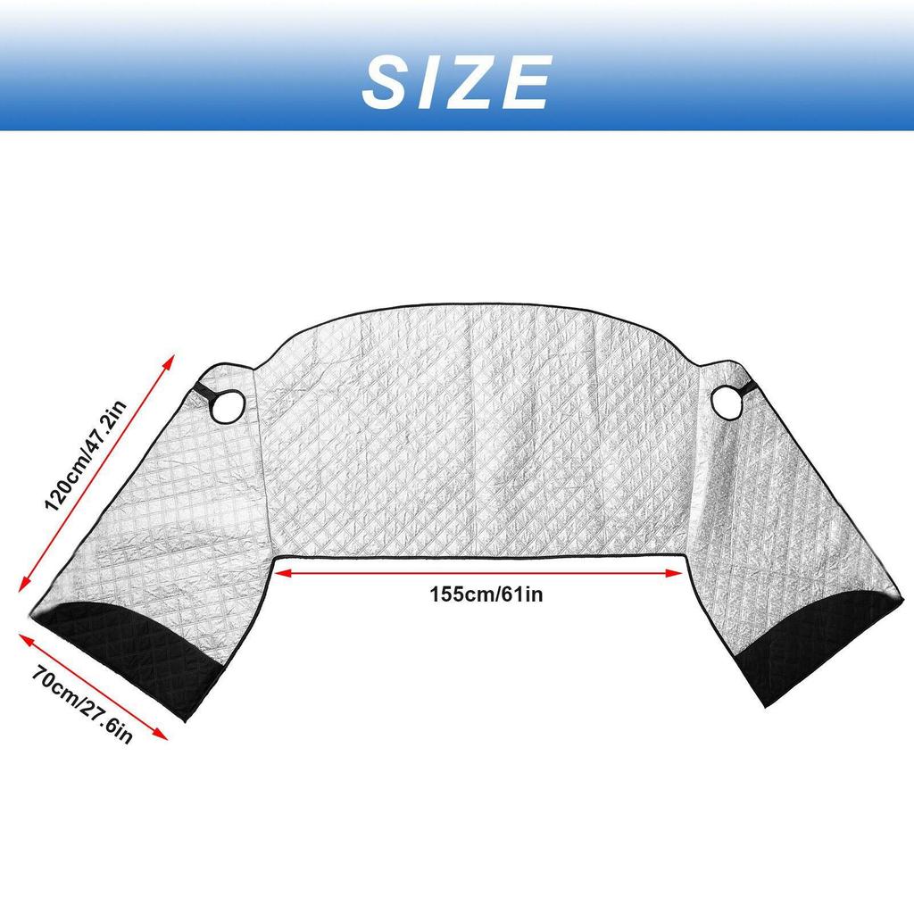 For VW T5 T6 Window Screen Cover Curtain Wrap Blind Camping Frost Car Windshield Visor Cover Window Sun Shade Car Accessories