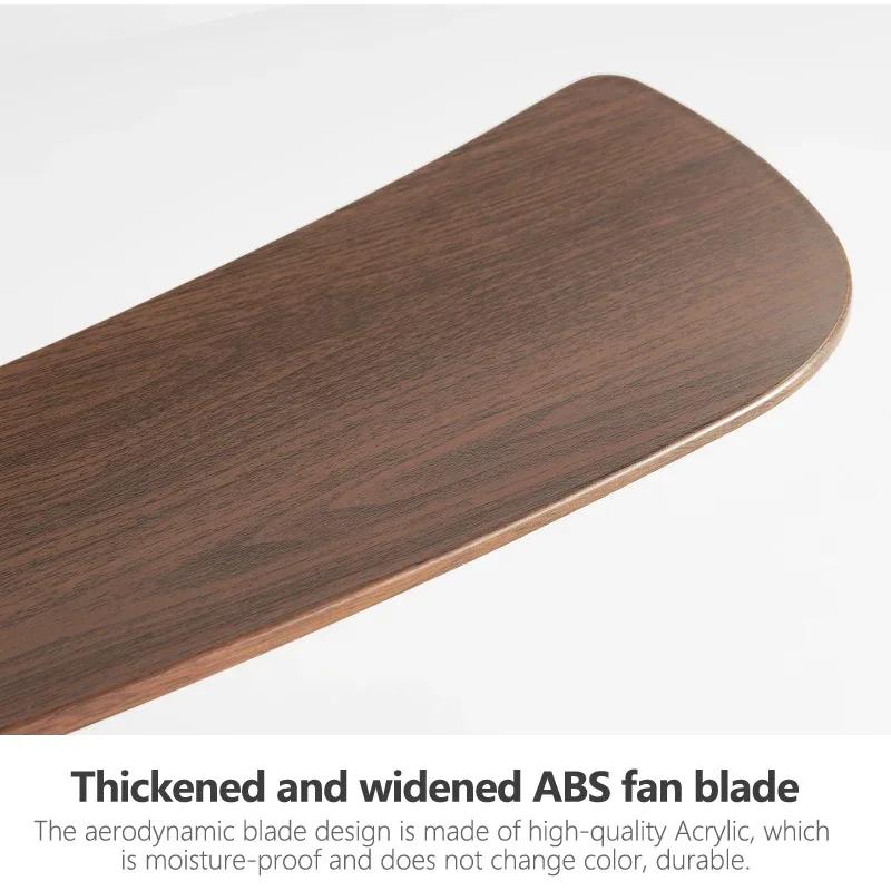 56 Inch Living Room Ceiling Fan Light Nordic Modern ABS Blade DC Remote Control LED Fan Light Dining Room Bedroom Decoration