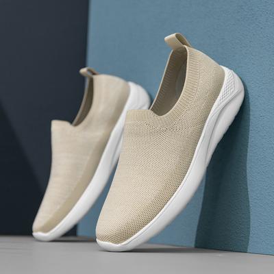 Fashion New Arrival Men Slip-ons Loafers Lightweight Walking Shoes Mesh Breathable Man Casual Sneakers Non-Slip Outdoor Driving Footwear