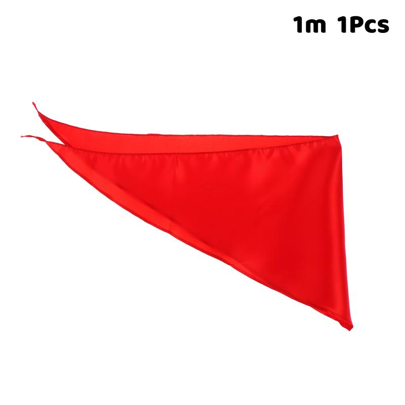 1/2/3/4Pcs Classic 1M 1.2M Triangle Towel Scarf China Style Gifts Red Tie Choker Young Pioneer Scarves School Supplies