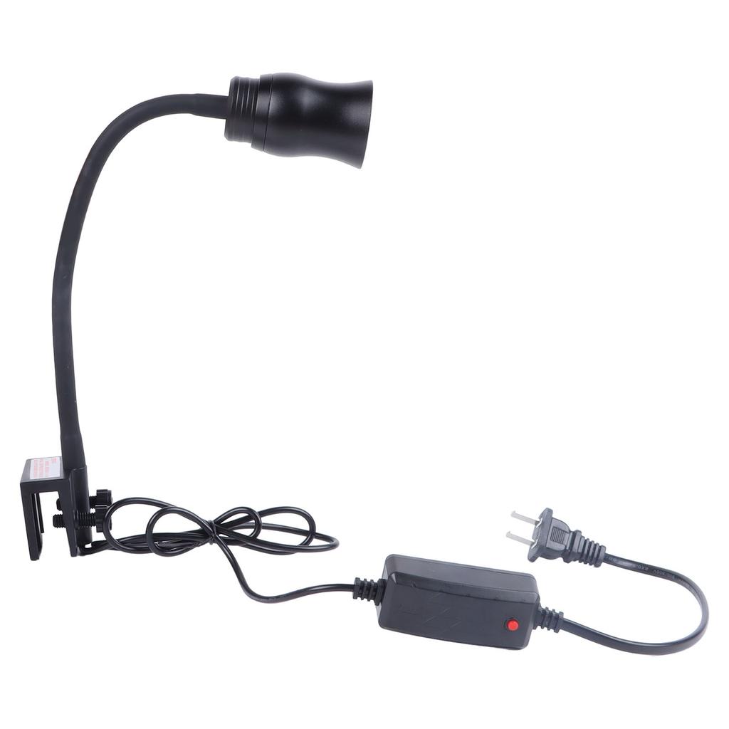 Akvarieklemmelys Trefarget dimming LED-lys Akvarium Klemmelampe 3.6W 50Hz