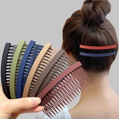 Neue Mode Haarkamm Frauen Groß Einfach Haarnadel Pony Fixierte Anordnung Abstehende Haare Accessoires Hinterkopf Haarkamm Kopfschmuck