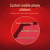 Smooth Sailing Pure Gold Adhesive Phone Sticker - Heaven's Blessing Design
