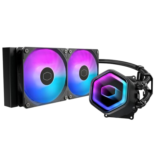 

Cooler Master MasterLiquid Core II 240 Black ARGB X6G2 All-in-One Liquid CPU Cooler MLW-D24M-A18PA-J1 FN2618