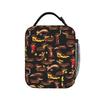 Lunch Bag Dachshund Dog Office Lunch Box For Men Fun Portable Insulated Designer Cooler Bag