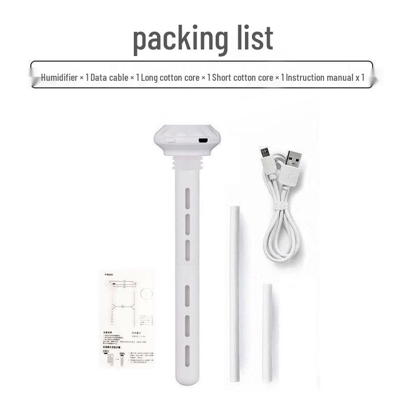 Mini Portable USB Humidifier Stick for Car and Travel - Universal Fit for Mineral Water Bottles