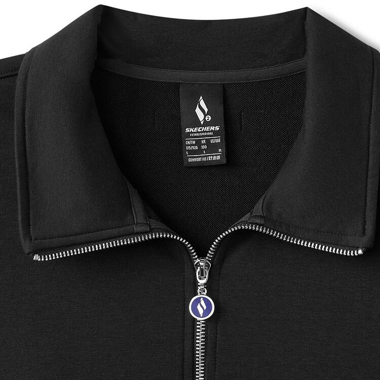 Skechers Comfortable Knitted Polo Neck Pullover Sweatshirt Men Tops L125M041-03B6