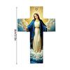 Acrylic Crosses Christian Christmas Ornament Christmas Tree Ornament Bag Charm Pendant Unique Religious Gift for Womens