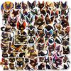 50 New Egyptian Kitten Fun Graffiti Stickers PP Material Waterproof Decorative Stickers