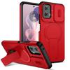 Armor Funda For Motorola Moto G Play Stylus Power Edge 2024 2025 Case Slide Camera Lens Protector Coque Wireless Charging Cover