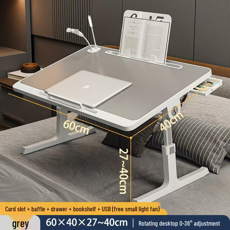 Foldable Bedside Table for Reading, Writing, and Computing - Ideal for Students and Dorms