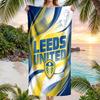 Leeds United Fußball Strandtuch Weiches Mikrofaser Sommerhandtuch Schnelltrocknendes Saugfähiges Handtuch für Strand Schwimmbad Reisen