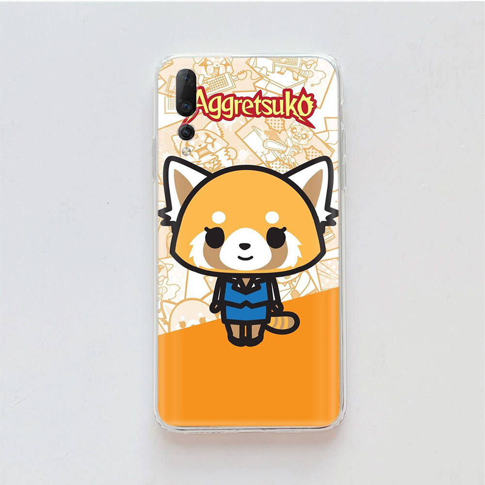 Transparent Case for Samsung A04 A14 A23 M33 M53 Realme 10 9 C35 C55 VIVO X80 Infinix Hot 30 Note 11 Tecno Spark 8P Pro L-25 Aggretsuko
