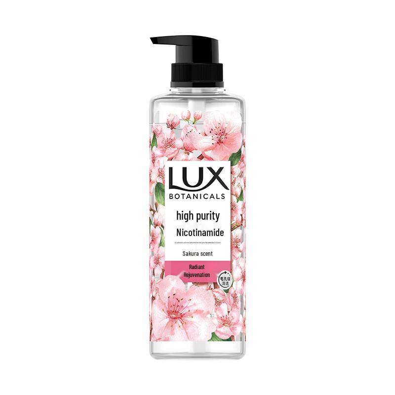 LUX Ботанический гель для душа «Цветение вишни и ниацинамид»