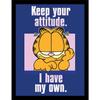 Garfield Keep Your Attitude Framed Print