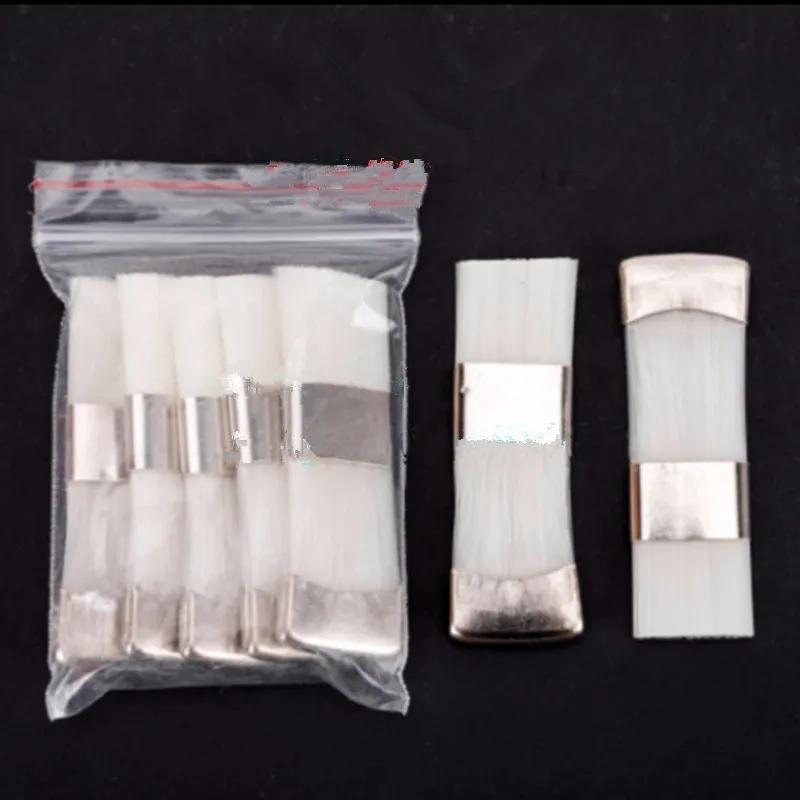 5pcs NEW Burs Cleaning Brass Wire Brush Flat Dental Product For Burs Files Stand Cleaning Tool