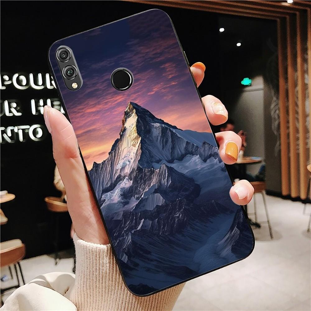 

Snow Mountain Phone Case For Huawei Honor 10 lite 9 20 7A 9X 30 50 60 70 pro plus Soft Silicone Cover Huawei Honor 20i