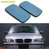 Ersatz für BMW E46 Blau Links Rechts Seite Auto Glas Beheizte Rückspiegel Glas 1998-2006