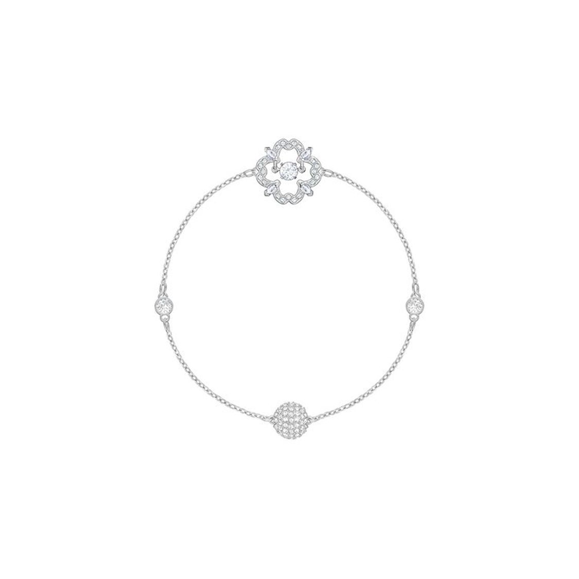 Swarovski Crystal Flower Bracelet Women bracelets White 5412323+5396228+5451092 M