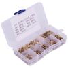 210pcs M3 Brass Cylinder Knurled Threaded Round Insert Embedded Nuts