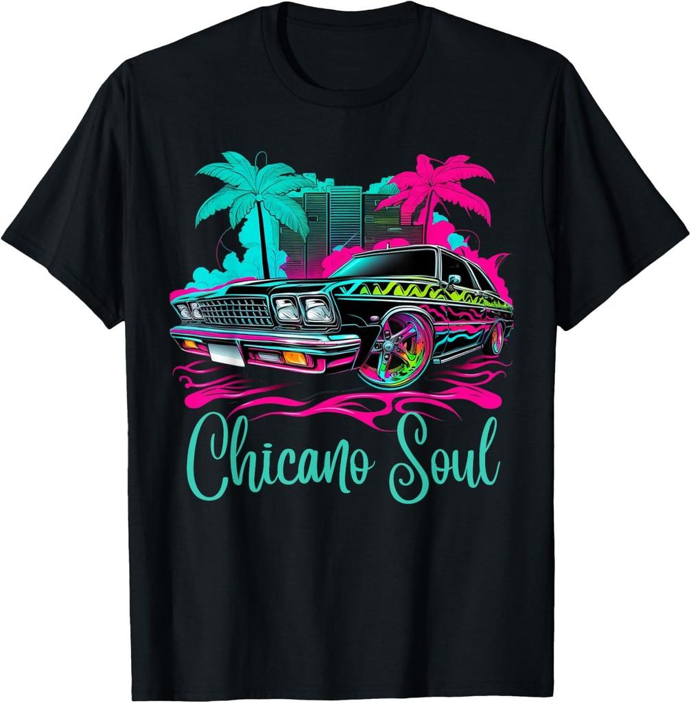 Lowrider Chicano Low Mexican Los Angeles Latina Rider Cholo 2 T-Shirt