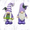 Eye Catching Lavender Gnomes Decor Handcraft Figurines for Spring Summer
