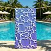Towel Art For Fashion Wave Outdoor Camping Bubble Beach Towel Super Absorbent Quick-Drying Summer Towel