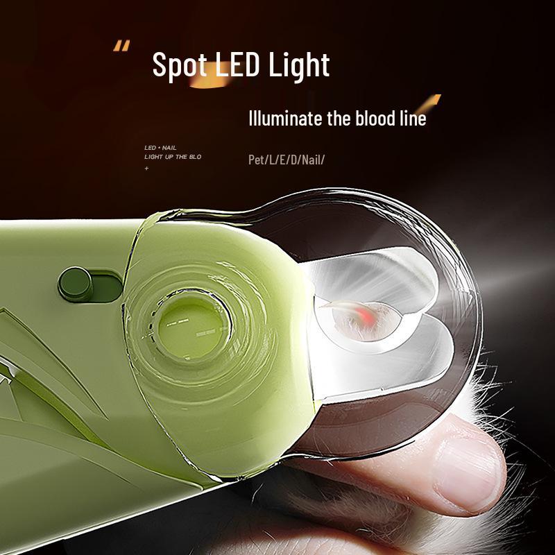 Pet Nail Clippers with Light for Cats, Dogs, Rabbits, and Puppies - Precision Cutting Tool with Safety Features
