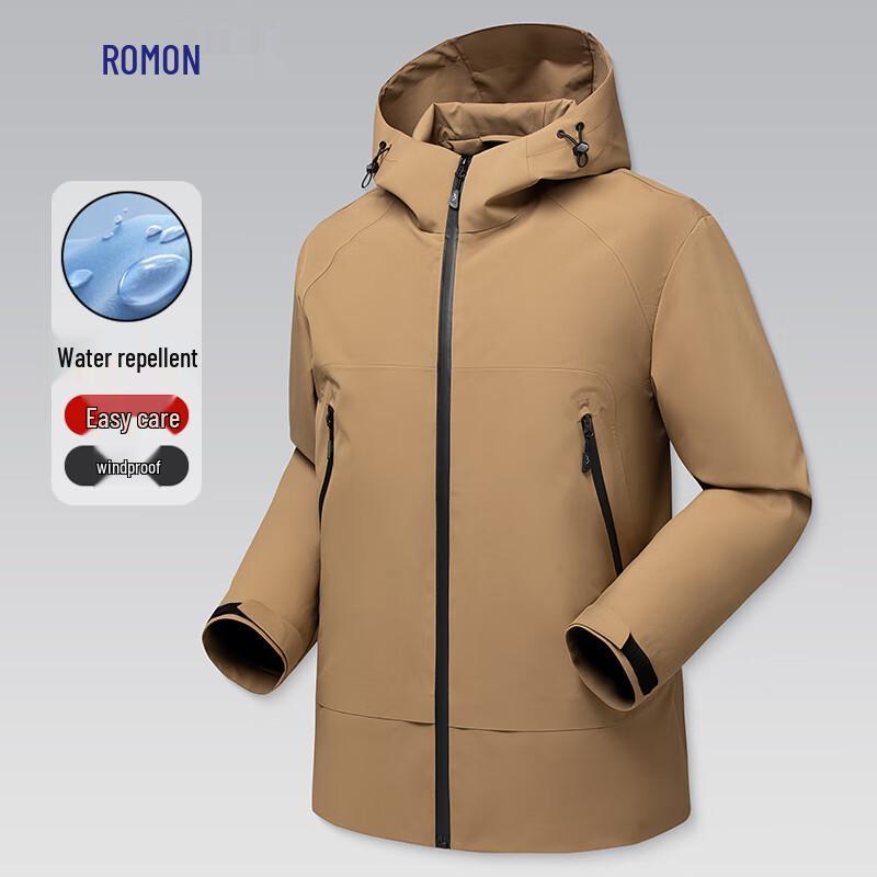 

Romon Men s Water-Repellent Casual Jacket XL