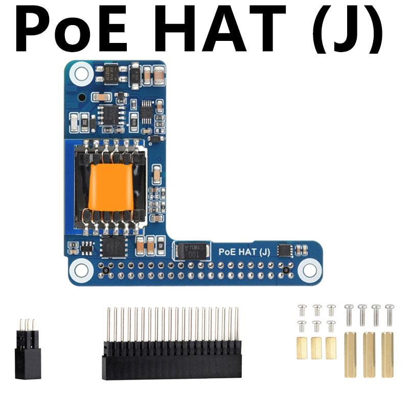 Waveshare Raspberry Pi 5 PoE MINI HAT (J) 5V/5A Power over RJ45 Ethernet 802.3af/at Moudle for Pi5/CM5