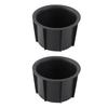 2Pcs Center Console Cup Holder Insert ABS 55616‑35010 Replacement for FJ Cruiser 2007‑2014