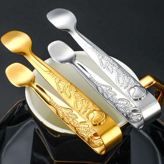 Cube Clip Rustproof Vibrant Color Round Comfortable Grip Head Sugar Food