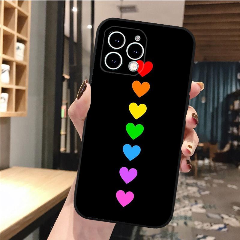 Phone Case For iPhone 17 Pro Max Air 16 15 14 13 Pro Max 15 16 Pro 15Plus Gay Lesbian LGBT Love Mobile Phone Case Funda