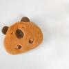 Soft Capybara Coin Purse Cartoon Guinea Pig Bag Pendant Cute Plush Doll Keychain  Hanging Accessory