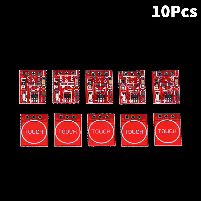 10Pcs Ttp223 Touch Key Module Self-Locking / Momentary Capacitive Switch Single Channel Module